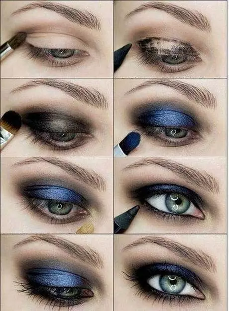 shimmer-eye-makeup-tutorial-38_7-10 Shimmer oog make-up tutorial