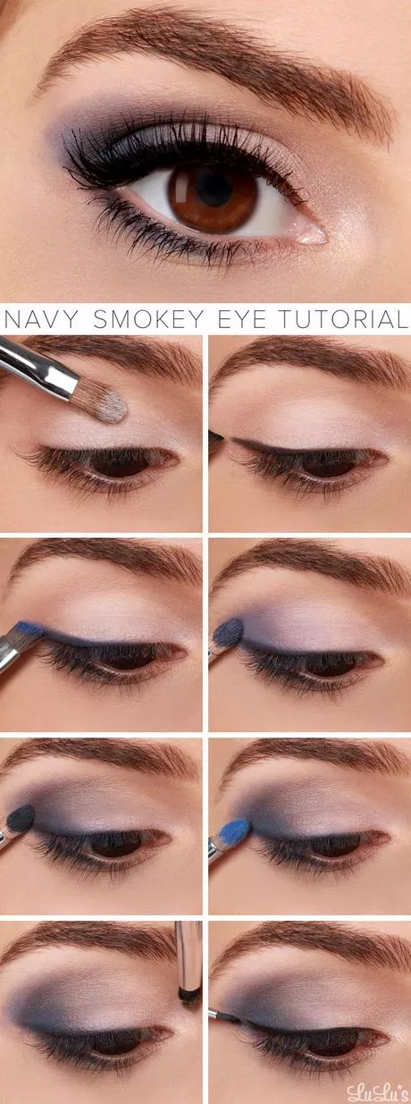 smokey-blue-eye-makeup-tutorial-79_4-11 Smokey blue eye Make-up tutorial