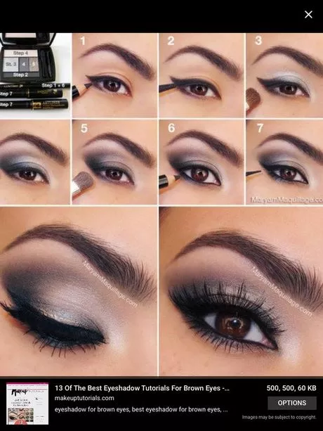 smokey-eye-makeup-for-brown-eyes-tutorial-99_10-2 Smokey eye make-up voor bruine ogen tutorial