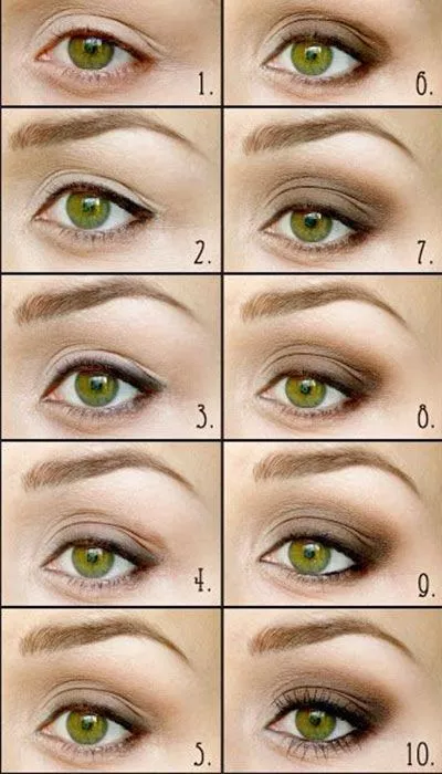 smokey-eye-makeup-for-green-eyes-tutorial-08_10-2 Smokey eye make-up voor groene ogen tutorial