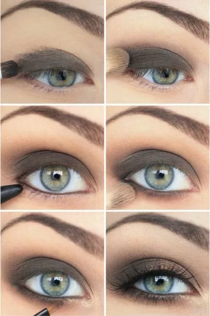 smokey-eye-makeup-for-green-eyes-tutorial-08_13-5 Smokey eye make-up voor groene ogen tutorial