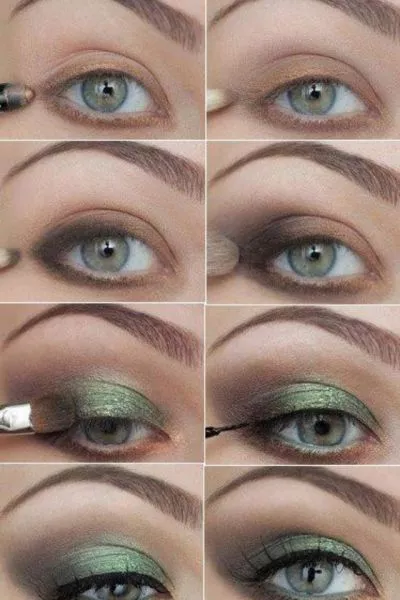 smokey-eye-makeup-for-green-eyes-tutorial-08_3-14 Smokey eye make-up voor groene ogen tutorial