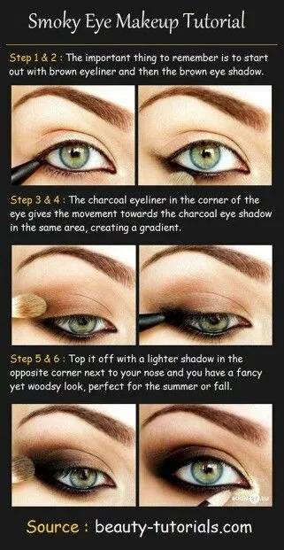 smokey-eye-makeup-for-green-eyes-tutorial-08_6-17 Smokey eye make-up voor groene ogen tutorial