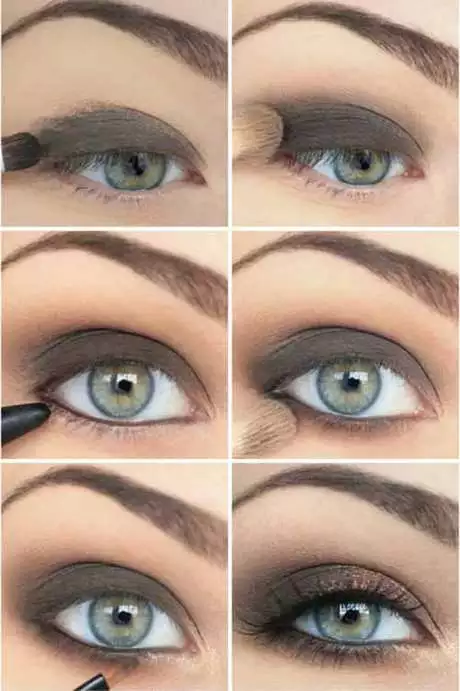 smokey-green-eye-makeup-65_13-5 Smokey green eye make-up
