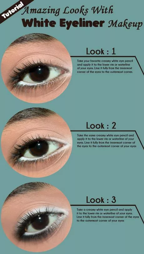 white-eye-makeup-tutorial-66_13-5 Witte oog make-up tutorial