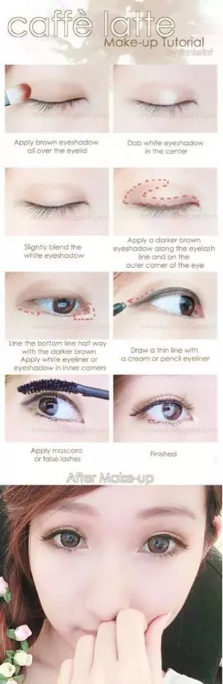 white-eye-makeup-tutorial-66_14-6 Witte oog make-up tutorial