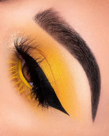 yellow-eye-makeup-16_5-12 Gele oog make-up