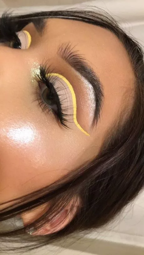 yellow-eye-makeup-16_8-15 Gele oog make-up