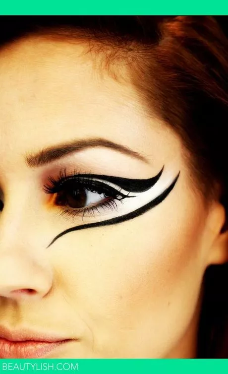 zebra-eye-makeup-04_7-11 Zebra oog make-up