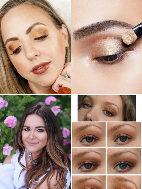 Bronze eye make-up tutorial