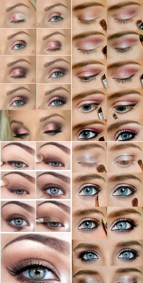 Oog make-up tutorials voor blauwe ogen