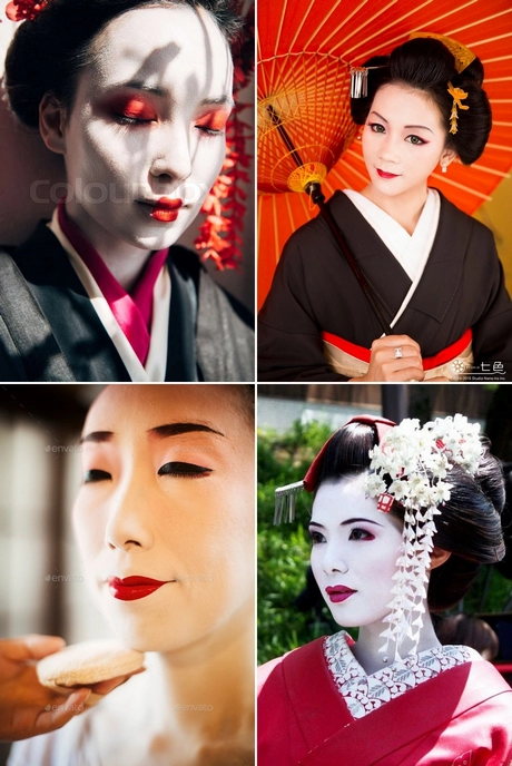 Geisha make-up
