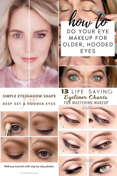 Hooded eye make-up tutorials