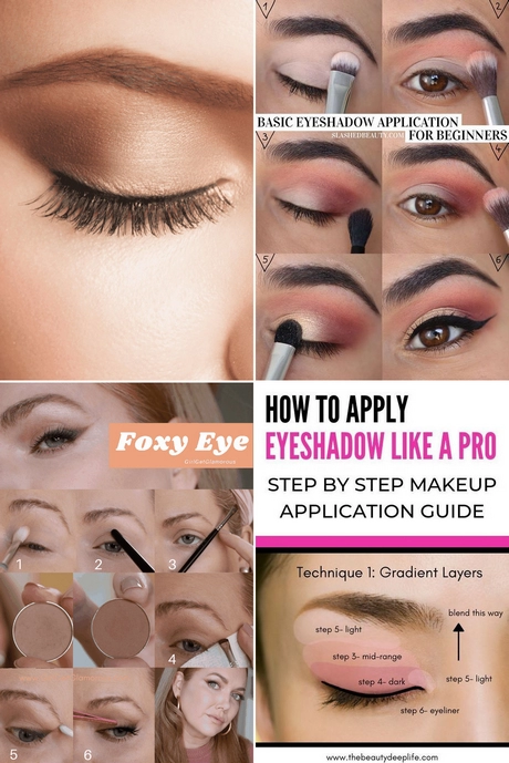 how-to-apply-eye-makeup-for-beginners-001 Hoe oogmake-up voor beginners toe te passen