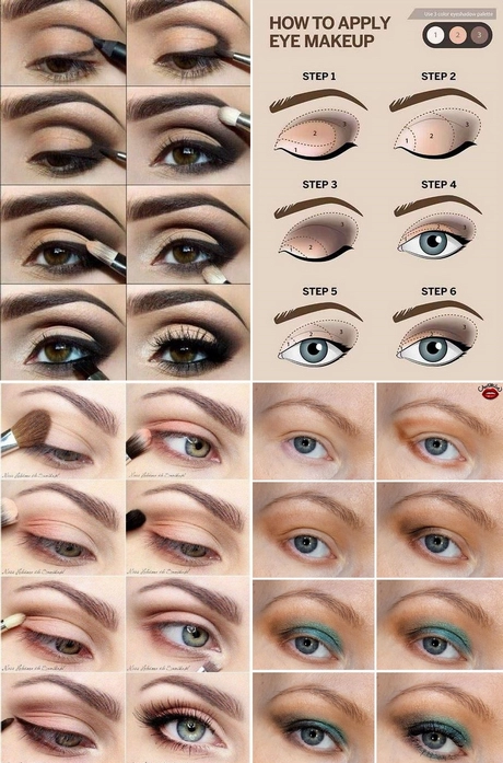 how-to-eye-makeup-step-by-step-001 Hoe maak je oog make-up stap voor stap