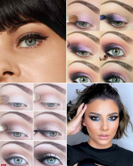 smokey-eye-makeup-tutorial-for-blue-eyes-001 Smokey eye make-up tutorial voor blauwe ogen