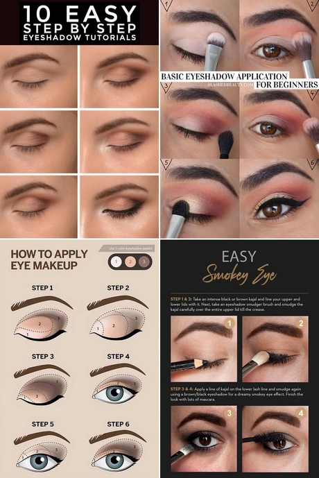 step-by-step-eye-makeup-application-001 Stap voor stap oog make-up toepassing