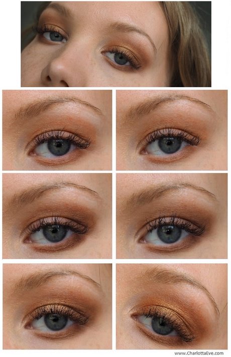 bronze-eye-makeup-31_11 Bronzen oog make-up