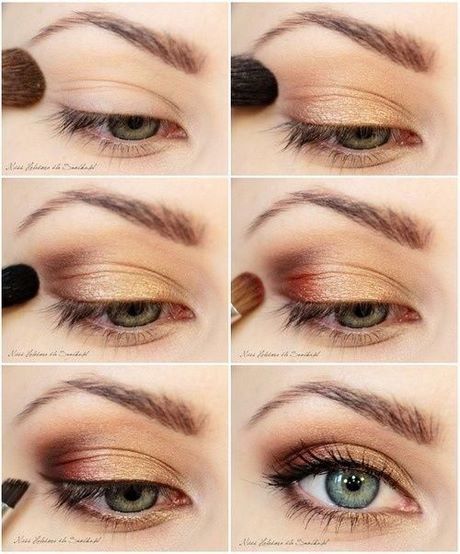 bronze-eye-makeup-31_6 Bronzen oog make-up
