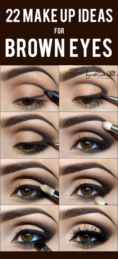 eye-makeup-ideas-for-brown-eyes-14 Oog make-up ideeën voor bruine ogen
