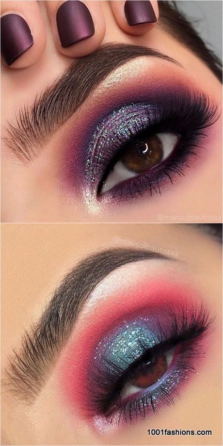glitter-eye-makeup-74_9 Glitter oog make-up