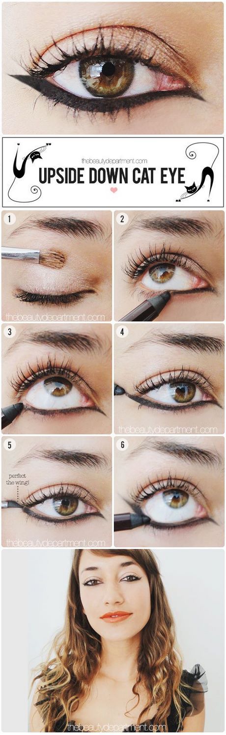 how-to-do-cat-eye-makeup-19_15 Hoe maak je cat eye make-up