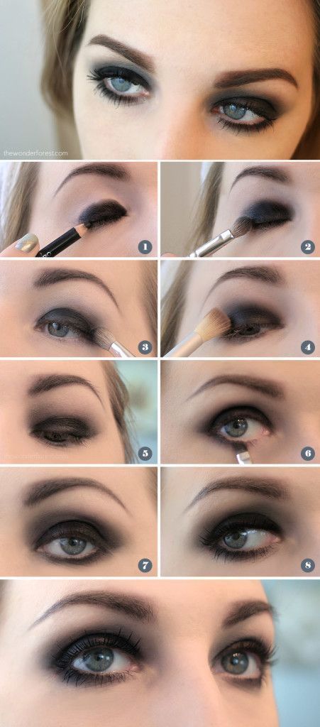 how-to-do-dark-eye-makeup-97_7 Hoe doe je donkere oog make-up
