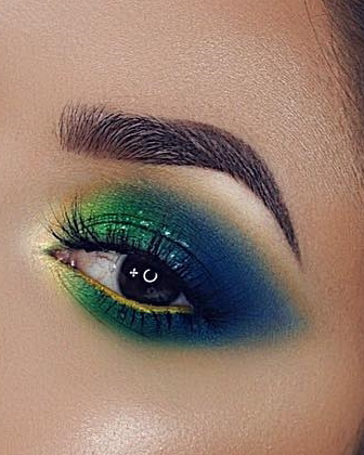 peacock-eye-makeup-60 Pauwoogmake-up