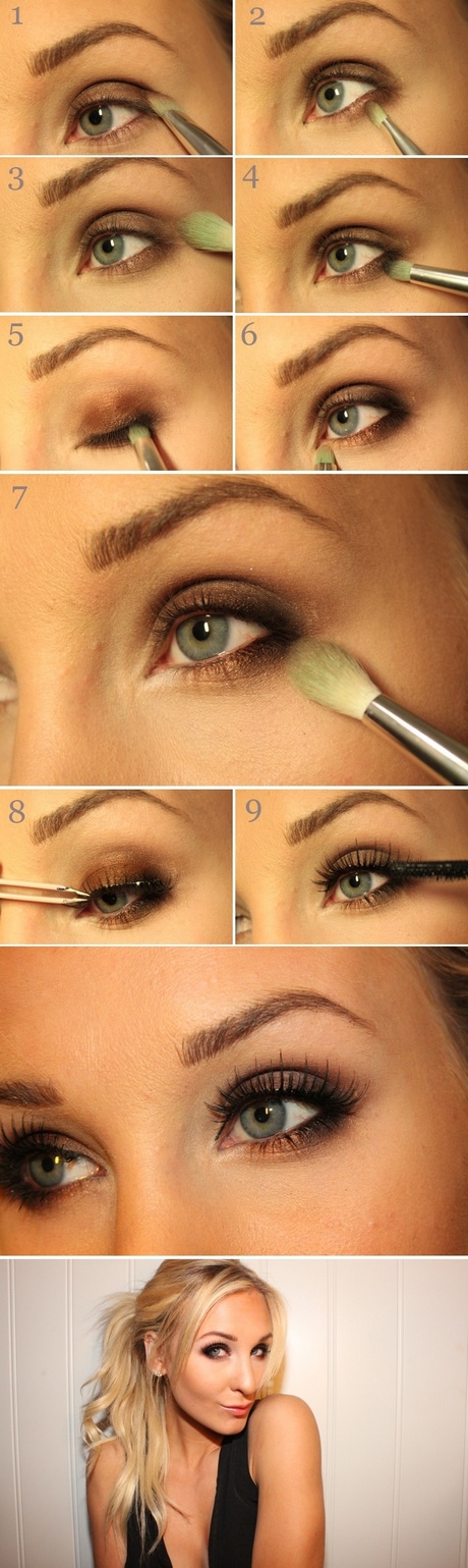 smokey-eye-makeup-for-brown-eyes-01 Smokey eye make-up voor bruine ogen