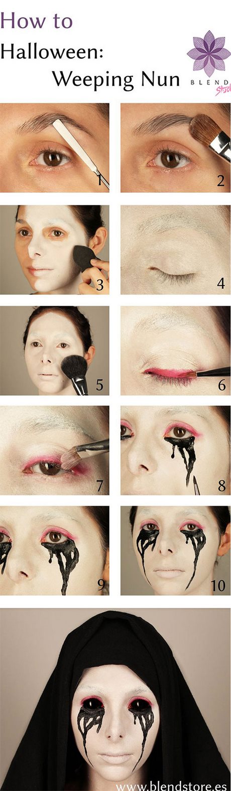 zombie-halloween-makeup-tutorials-35_7 Zombie halloween make-up tutorials