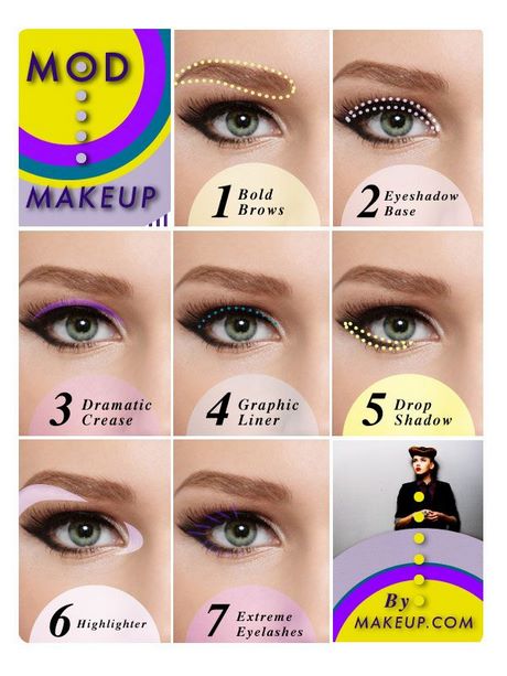 1960s-eye-makeup-tutorial-16_10 Jaren 1960 oog make-up tutorial