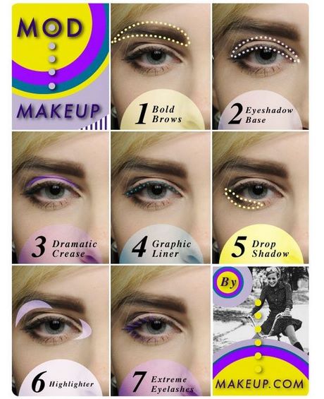 1960s-eye-makeup-tutorial-16_19 Jaren 1960 oog make-up tutorial