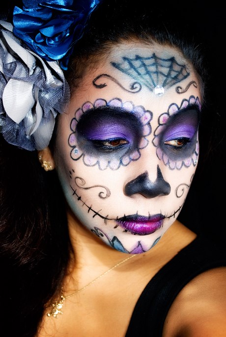 2-sugar-skull-makeup-tutorial-56_11 2 suiker schedel make-up tutorial