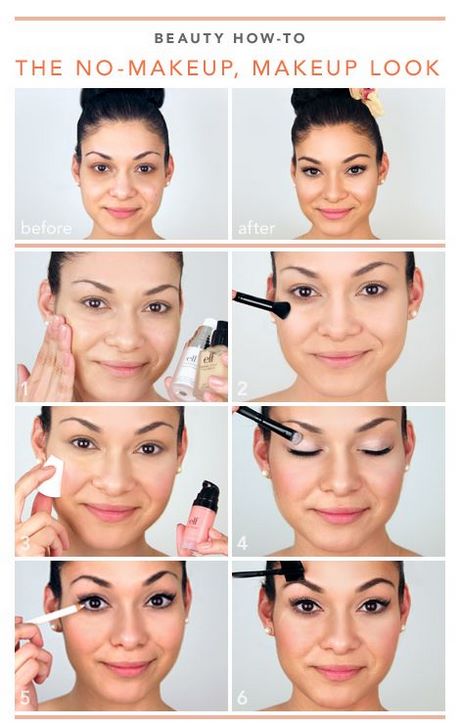 Bare face Make-up tutorial