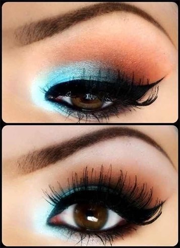 blue-makeup-tutorial-for-brown-eyes-07_6 Blauwe make - up tutorial voor bruine ogen