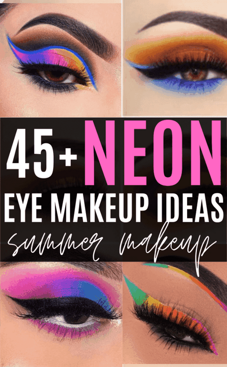 bright-neon-makeup-tutorial-93 Bright neon make-up tutorial