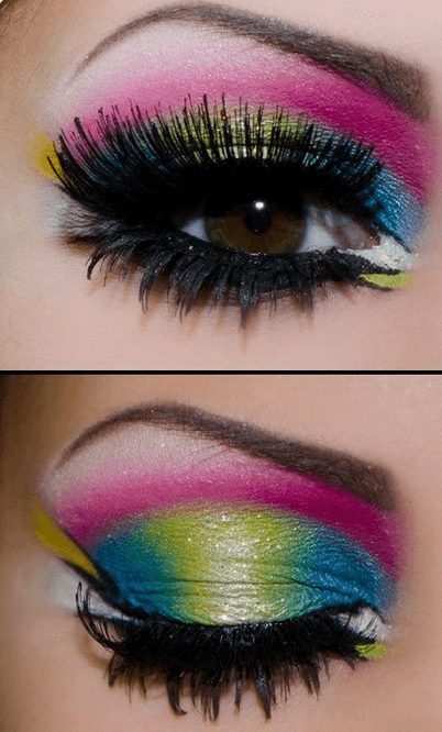 bright-neon-makeup-tutorial-93_5 Bright neon make-up tutorial