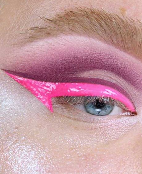 bright-neon-makeup-tutorial-93_9 Bright neon make-up tutorial