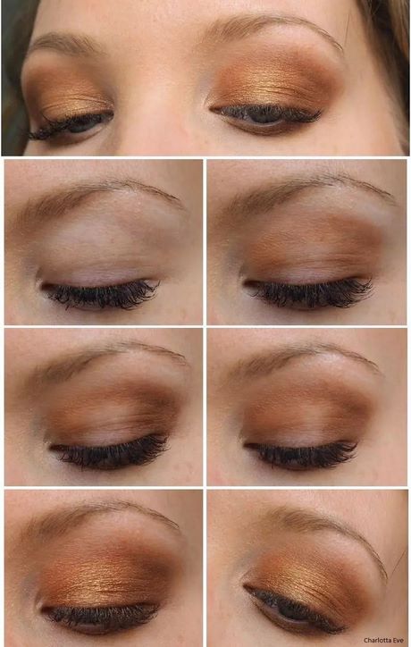 bronze-gold-makeup-tutorial-13_15 Bronzen gouden make-up tutorial