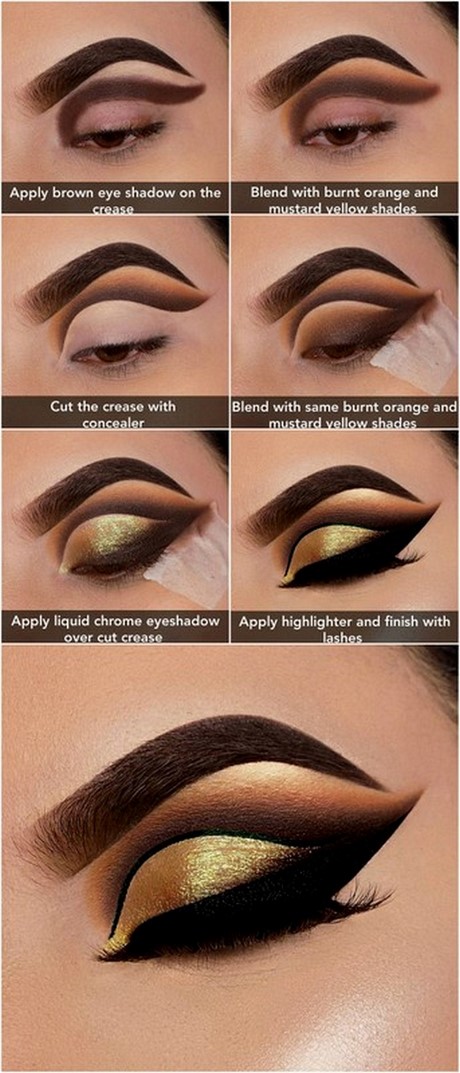 brown-eyeliner-makeup-tutorial-24_7 Bruine eyeliner make-up tutorial