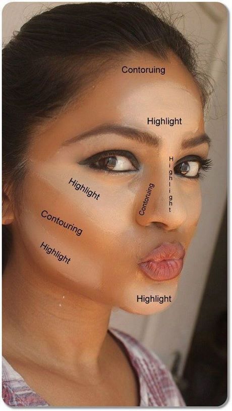 Contour make-up tutorial met poeder