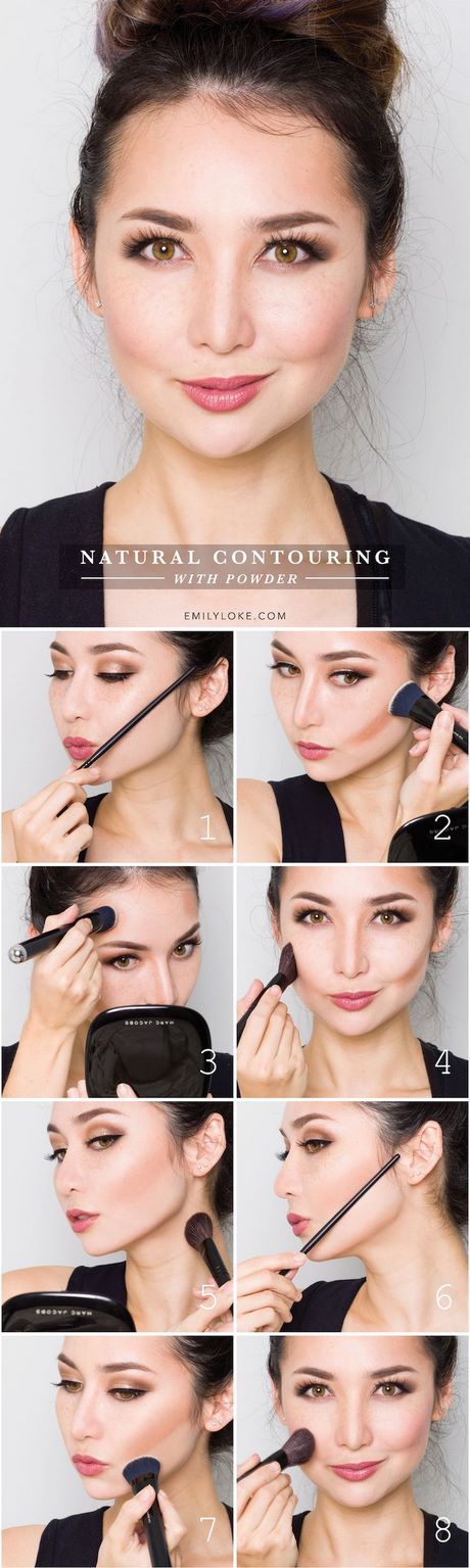 contour-makeup-tutorial-with-powder-77_13 Contour make-up tutorial met poeder