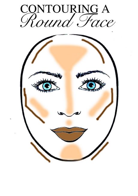 Contour ronde gezicht make-up tutorial