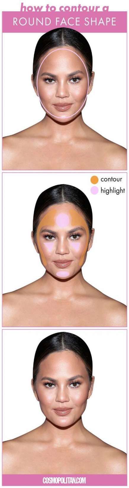 contour-round-face-makeup-tutorial-13_5 Contour ronde gezicht make-up tutorial