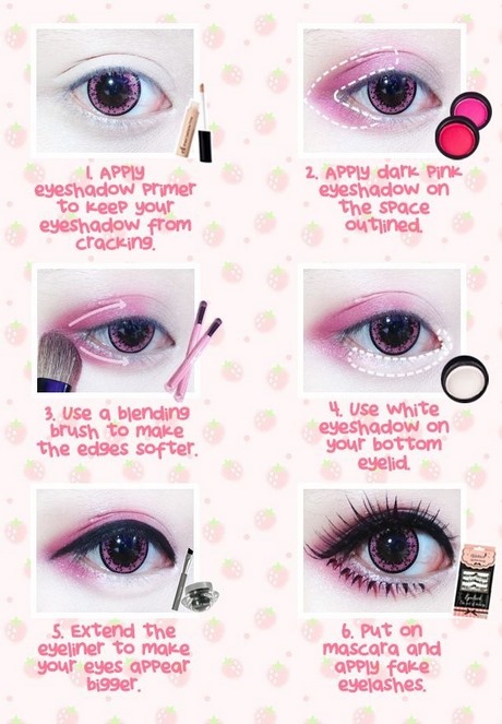 cute-doll-makeup-tutorial-70_4 Leuke pop make-up tutorial