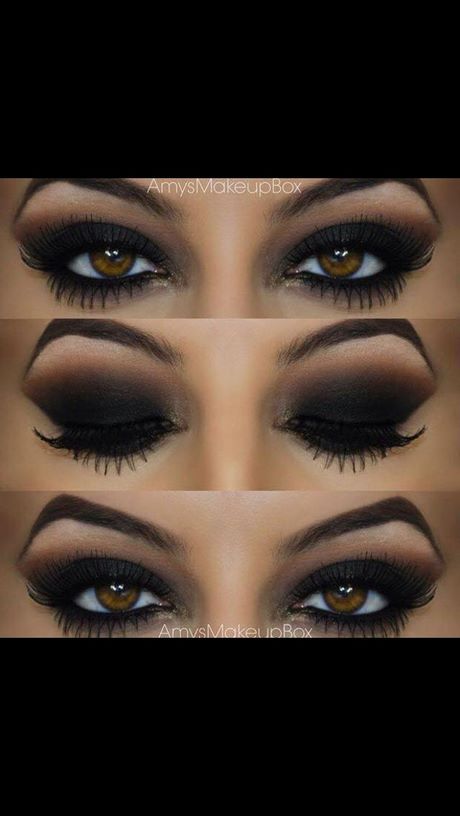 dark-black-eye-makeup-tutorial-98_6 Dark black eye make-up tutorial