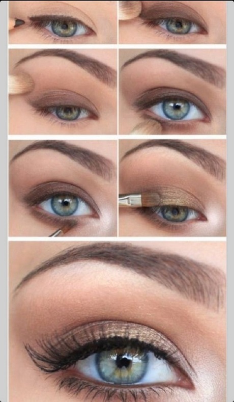 dark-brown-smokey-eye-makeup-tutorial-70_17 Donkerbruin smokey eye make-up tutorial