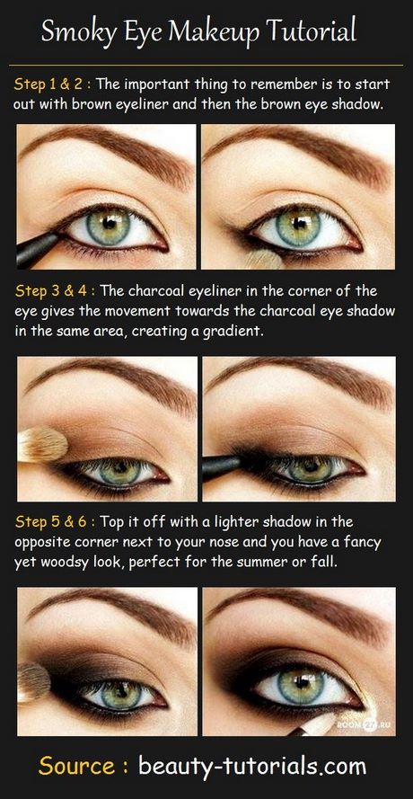 dark-brown-smokey-eye-makeup-tutorial-70_7 Donkerbruin smokey eye make-up tutorial