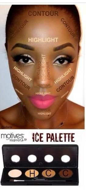Donkere huid meisjes make-up tutorial