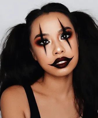 easy-halloween-makeup-tutorial-2022-23_6 Gemakkelijk halloween make-up tutorial 2022